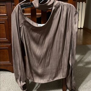 Allison Joy Mocha Blouse